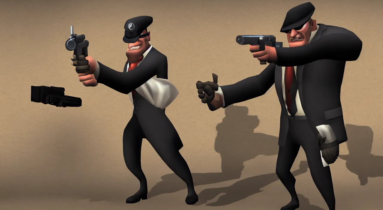 Prompt: spy from team fortress