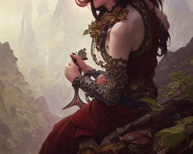 Prompt: photography of edward julius detmold, deep focus, d & d, fantasy, intricate, elegant, highly detailed, digital painting, artstation, concept art, matte, sharp focus, illustration, hearthstone, art by artgerm and greg rutkowski and alphonse mucha