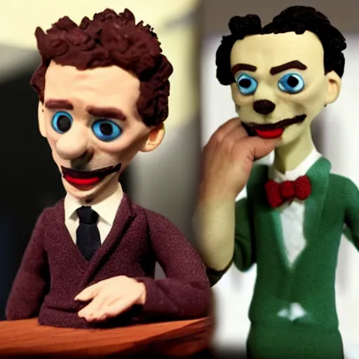 Image similar to tom hiddleston loky claymation