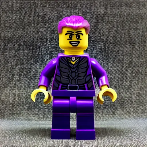 Image similar to Thanos as a lego figure