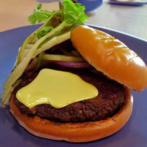 Image similar to worm hamburger, award winning, michelin star