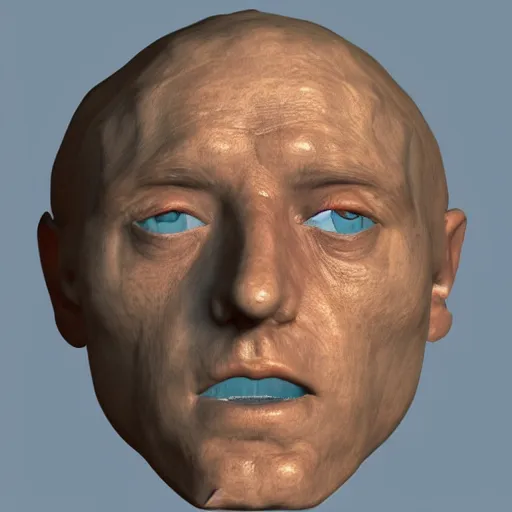 Prompt: human face, micro displacement, subsurface scattering