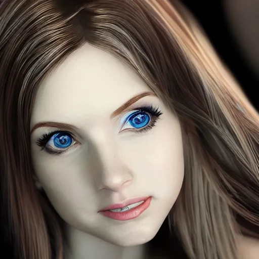 Image similar to amouranth photorealism art, highly detailed