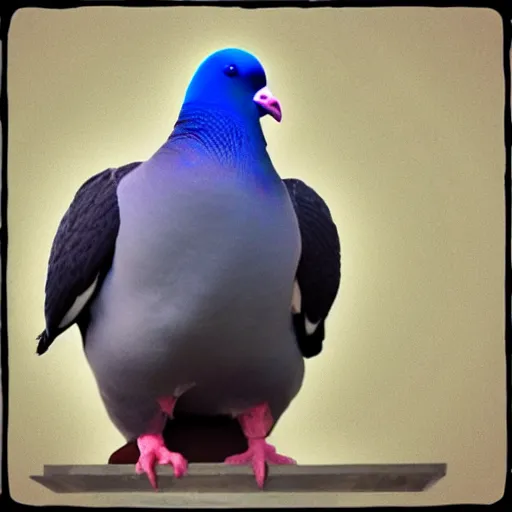 Image similar to giant evil pigeon