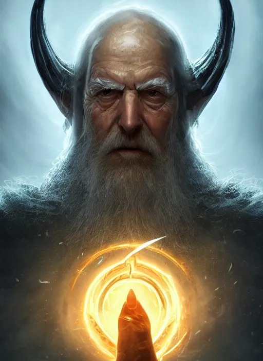 Image similar to wise old man, ultra detailed fantasy, elden ring, realistic, dnd character portrait, full body, dnd, rpg, lotr game design fanart by concept art, behance hd, artstation, deviantart, global illumination radiating a glowing aura global illumination ray tracing hdr render in unreal engine 5