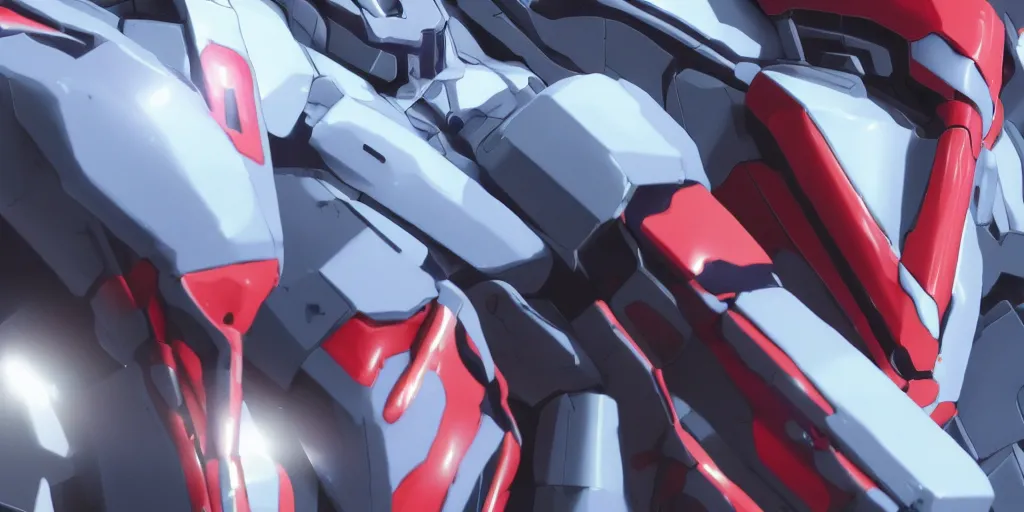 Image similar to neon Genesis evangelion 01 mech concept art close up shot face, 3d art, vfx, octane render, unreal engine, blender