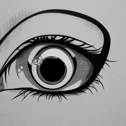 Prompt: anime eye, detailed