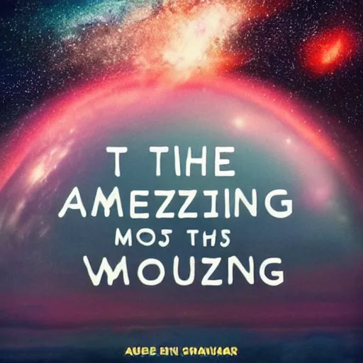 Prompt: the most amazing thing in the universe