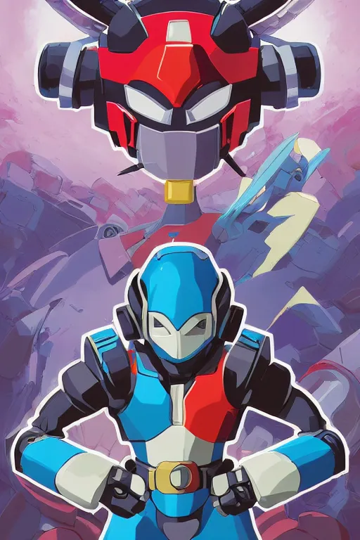 Image similar to robot ninja mask helmet megaman x zero rockman 2 0 2 2 switch game boss legacy collection fanart artsation, art gta 5 comics, behance hd by jesper ejsing, by rhads, makoto shinkai and lois van baarle, ilya kuvshinov, rossdraws global illumination ray tracing