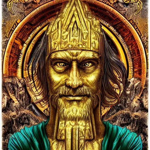 Image similar to The God of Entropy, detailed