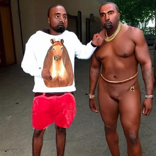 Image similar to centaur as kanye with horsebody, kanye horse, kanye centaur, centaur