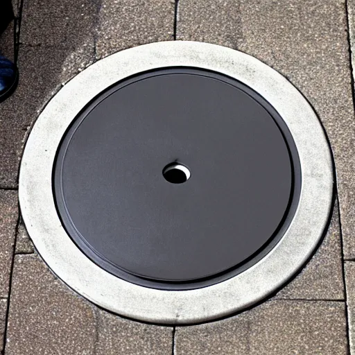 Image similar to jonathan ive dieter rams drain manhole cover
