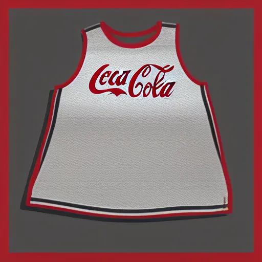 Prompt: Coca Cola crop top, product photo