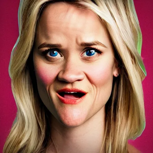 Image similar to a pile of rice double exposure reece witherspoon face