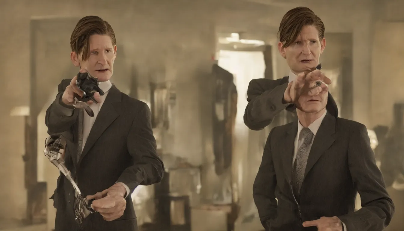 Image similar to a still of crispin glover in the avengers ( 2 0 1 2 ), 4 k, hi - res