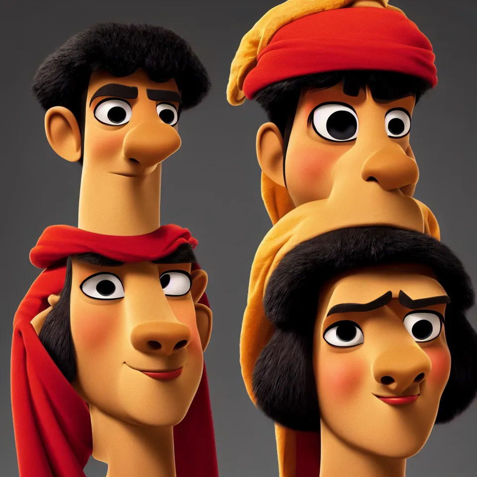 Prompt: How Kuzco! from Disney movies would look in Real life . Professional Studio. Portrait in the style of Martin Schoeller. 4K. Ultra Detailed. Close-up. Low Light.