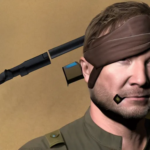 Prompt: Limmy as solid snake streaming on twitch, 4k, photorealistic,