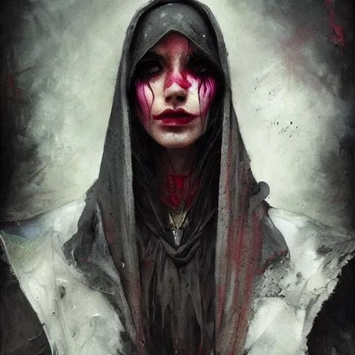 Image similar to cloaked necromancer, by artur bordalo and tom bagshaw and craig davison and guy denning and harumi hironaka, trending on artstation hq, deviantart, pinterest, 4 k uhd image