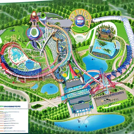 Image similar to theme park master plan, schematic