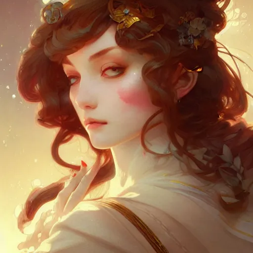 Image similar to Sailor Naptune, fantasy, intricate, elegant, highly detailed, digital painting, artstation, concept art, matte, sharp focus, illustration, art by Artgerm and Greg Rutkowski and Alphonse Mucha