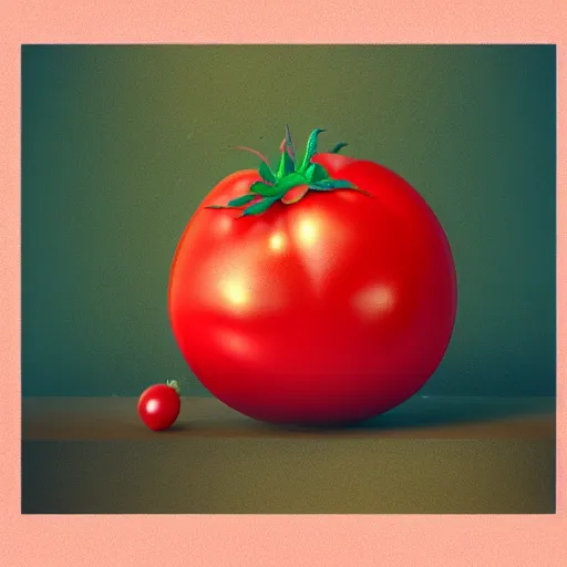 Prompt: cute tomato illustration, drawing, cute, aesthetic, matte painting, art, artistic, detailed, vibrant, colorful, octane render, 8 k, hd, 4 k