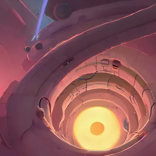 Image similar to hand with and eye in the center, floating in a spiraling abyss, scifi, painted by pedro correa, cory loftis, james gilleard, atey ghailan, makoto shinkai, goro fujita, studio ghibli