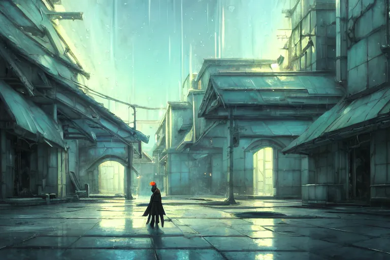 Prompt: baroque oil painting of anime key visual environment concept art of white clean abandoned concrete cityscapes, brutalist dark fantasy, rule of thirds, cinematic lighting, fake hidden detail, trending on pixiv fanbox, acrylic palette knife and brush, style of makoto shinkai studio ghibli genshin impact jamie wyeth james gilleard greg rutkowski