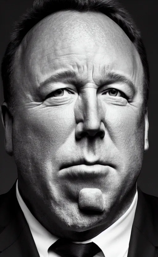 Image similar to photograph of alex jones cryptid