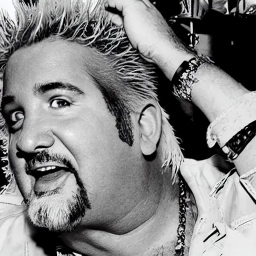 Image similar to guy fieri in the bathysphere trieste at the bottom of the marianas trench