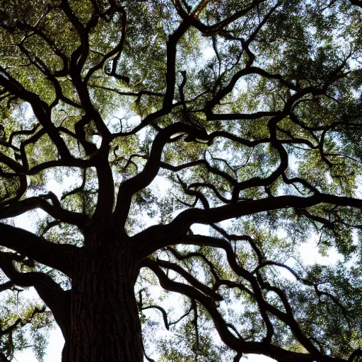 Prompt: an oak tree growing in an atrium, natural light, photo, 4 k