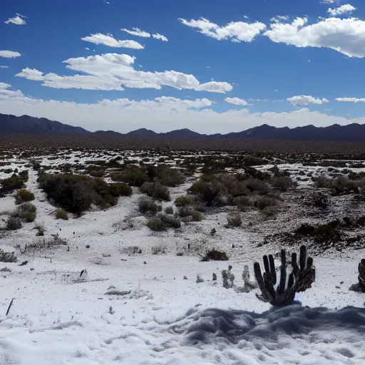 Image similar to snow in the mexican desert