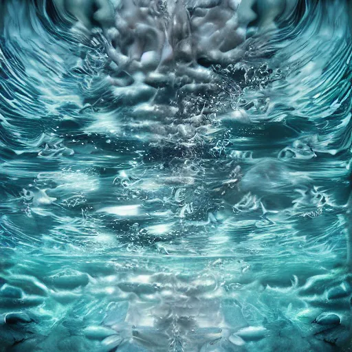 Image similar to melted liquephotographs submerged digitalart