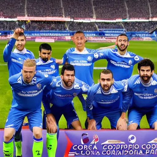 Image similar to deportivo de la coruna winning the champions league