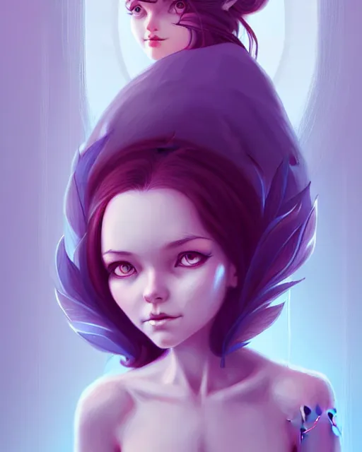 Prompt: little cartoon female character inspired by esther from the orphan, artwork by artgem lau, anna dittman, wlop and rossdraws, anatomically correct, smooth, clean detailed, sharped focus, symmetrical, perfect composition, illustration, extremely coherent, detailed body, arstation