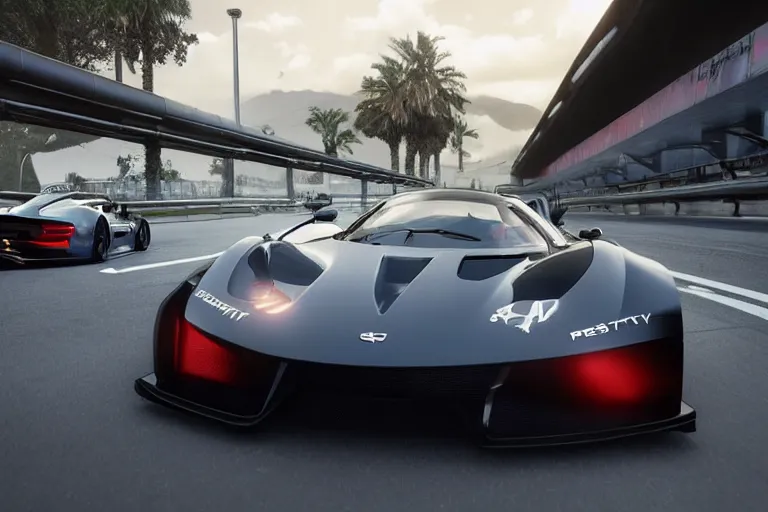 Image similar to sport car gran turismo 7 forza horizon need for speed fast and furious 5 unreal engine super game octane render, 4 k, hd 2 0 2 2 3 d cgi rtx hdr style chrome reflexion, global illumination ray tracing hdr arstation by ian pesty by jesper ejsing pixar and disney unreal