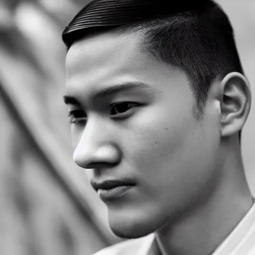 Image similar to outdoor portrait of a young man whose face looks exactly like jose rizal!!! 3 0 years old wearing stylish modern clothes, photo taken in 2 0 2 0, detailed, award winning photography