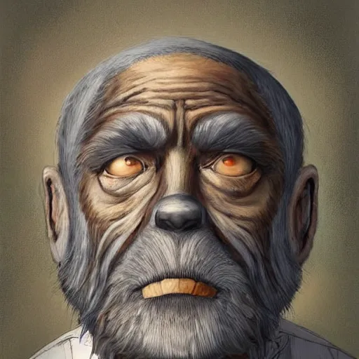 Prompt: a portrait of a grey old man ((((((werewolf)))))) (((((((((((((((((((((((((((((((((((((((((((((((((((dragon))))))))))))))))))))))))))))))))))))))))))))))))))), epic fantasy art by Greg Rutkowski