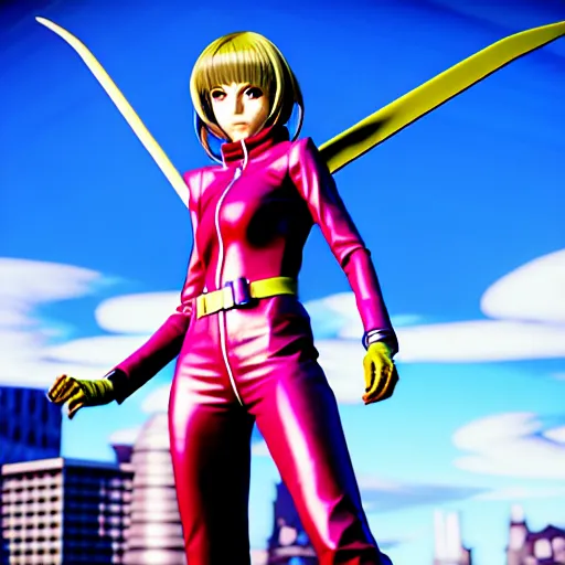 Image similar to sophia from shin megami tensei v as boomerang kuwanger, hyperrealistic, very detailed, unreal engine, psx graphics, 3 5 mm still photo