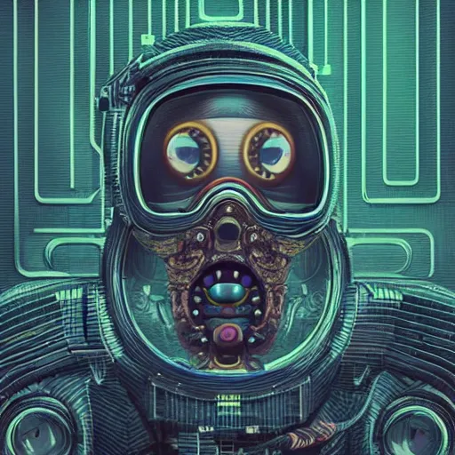 Image similar to portrait of a squid monster astronaut, in a 1970s livingroom , full body portrait, well lit, intricate abstract. cyberpunk, intricate artwork, by Tooth Wu, wlop, beeple. octane render, trending on artstation, greg rutkowski very coherent symmetrical artwork. cinematic, hyper realism, high detail, octane render, 8k, minimalistic, hyperrealistic surrealism, award winning masterpiece with incredible details, a surreal vaporwave liminal space, highly detailed, trending on ArtStation