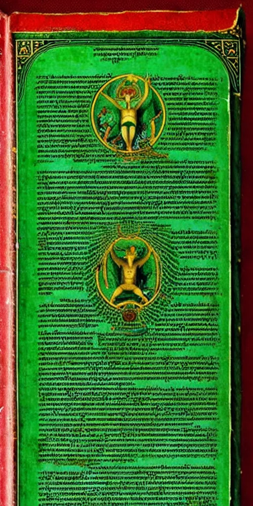 Image similar to emerald tablet of hermes trismegustus