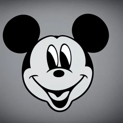 Image similar to photorealistic cursed mickey mouse, award winning photorealistic horror art