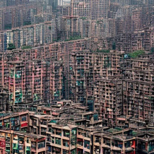 Image similar to kowloon walled city, china