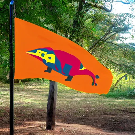 Prompt: the flag of Bajookieland