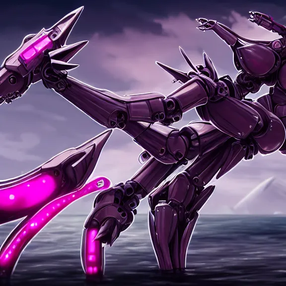 Prompt: very close up foot pov shot, hyperdetailed elegant beautiful stunning sexy hot anthropomorphic robot mecha female dragon, laying on a beach showing detailed mecha soles to camera, sharp claws, sharp silver armor, fuchsia skin, anthro art, warframe destiny fanart, furry paw, dragon paw, furaffinity, deviantart, octane, sofurry