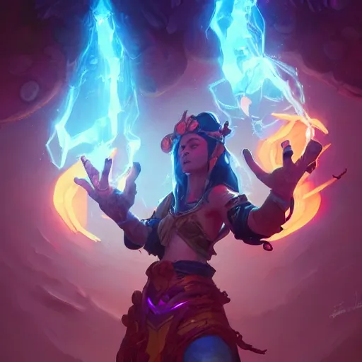 Image similar to glowing magic hands floating in the air, glowing magic hands floating, bright art masterpiece artstation. 8 k, sharp high quality artwork in style of jose daniel cabrera pena and greg rutkowski, concept art by tooth wu, blizzard warcraft artwork, hearthstone card game artwork, hands anatomy