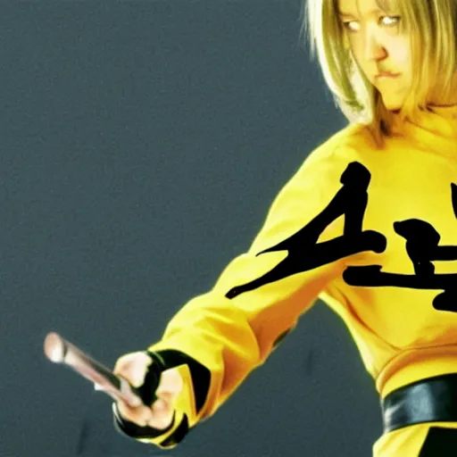 Prompt: kill bill if it was directed by martin scorsesse, still from the movie, photorealistic, 1 6 : 9