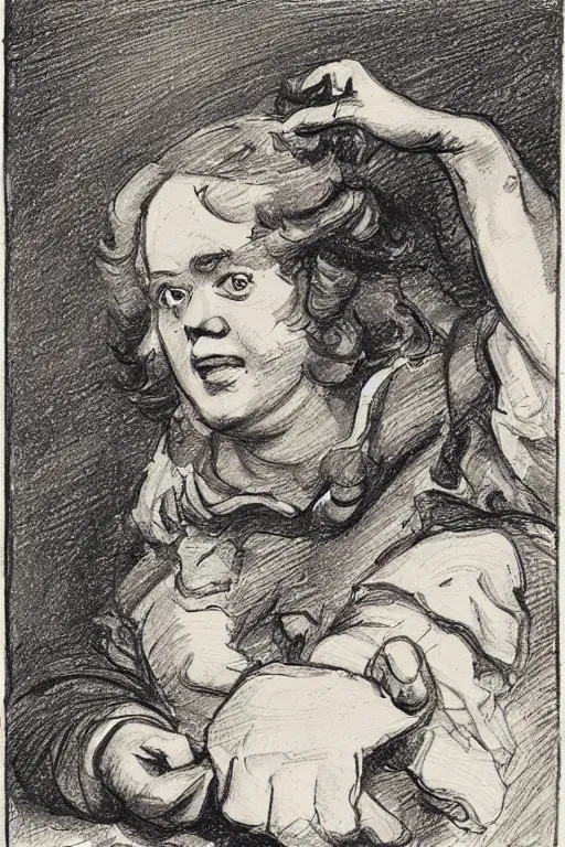 Image similar to how to draw a person by Hogarth