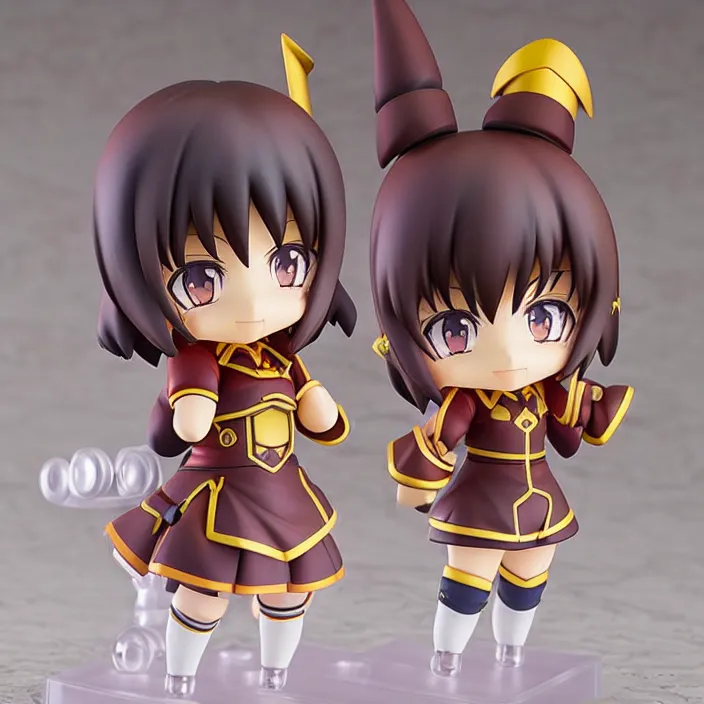 Prompt: An Anime Nendoroid figurine Konosuba Megumin, Good Smile Company fantasy, figurine , product photo