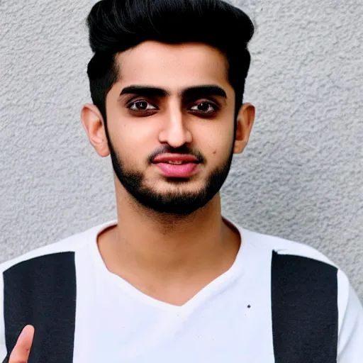 Prompt: hamza ahmed youtuber adonis