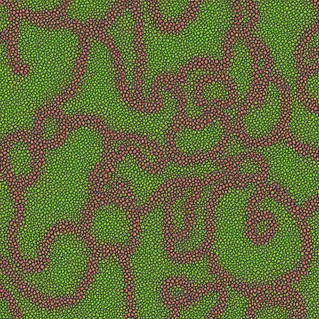 Image similar to landscape of underground gallery inspired by the video game worms, 2 d view, by mandelbrot, benoit